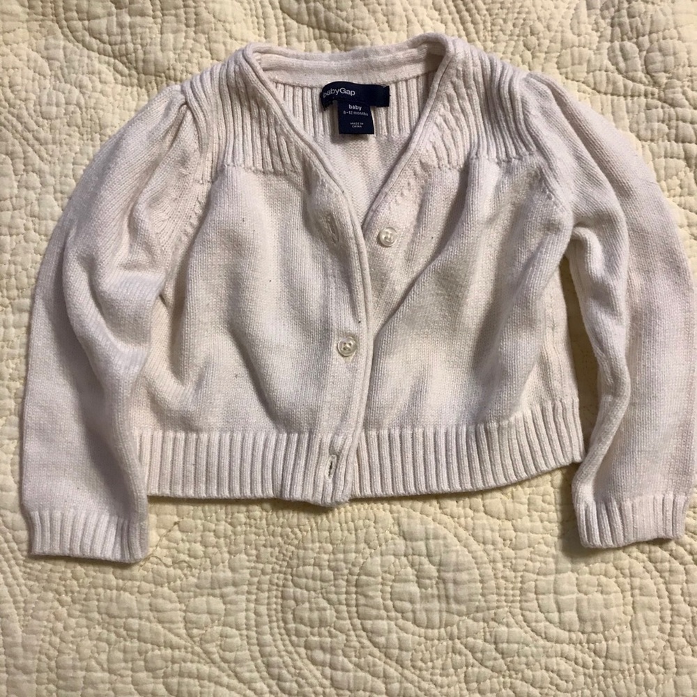 Gap cardigan. 6-12 months